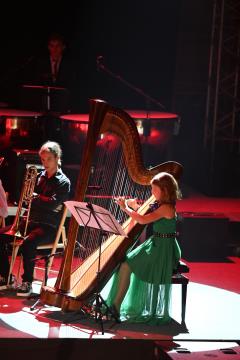 Harfistka Vita Grasselli